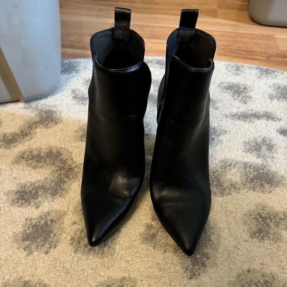 Journee Collection Womens Neima Pointed Toe Block Heel Ankel Bootie - Picture 1 of 5